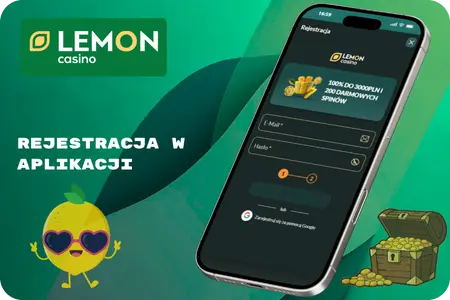 Rejestracja w aplikacji Lemon