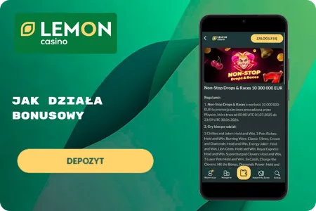 Lemon Casino Jak działa system bonusowy