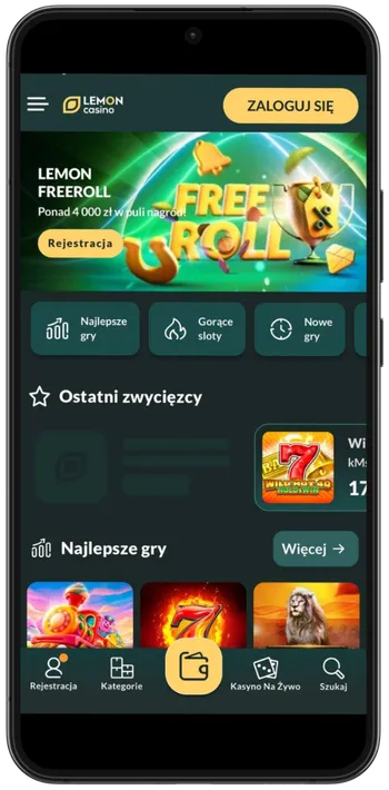 Lemon Casino Wejście na oficjalną stronę
