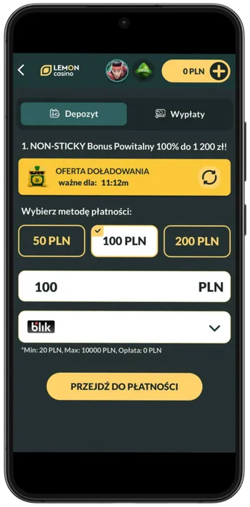 Lemon Casino depozytu